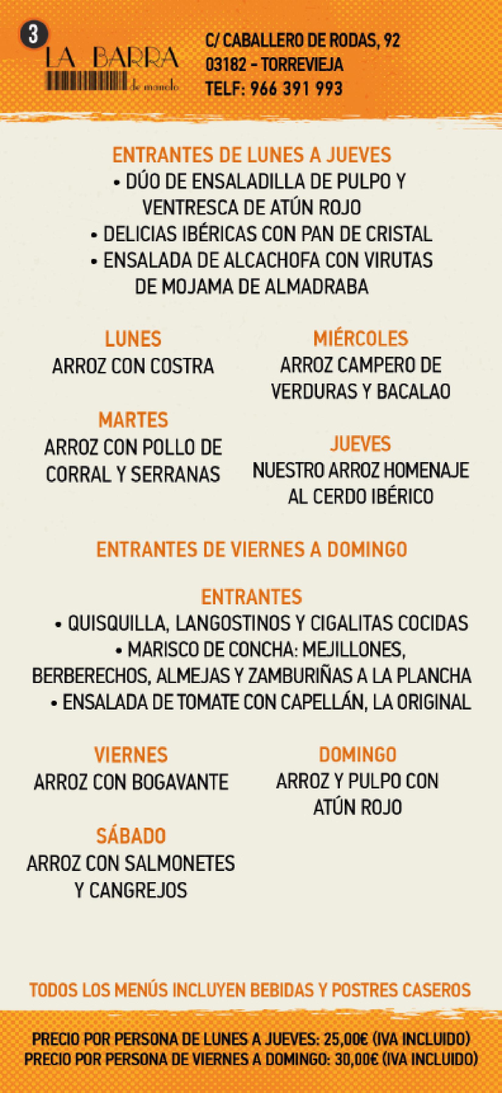 Arroces de Torrevieja 2019