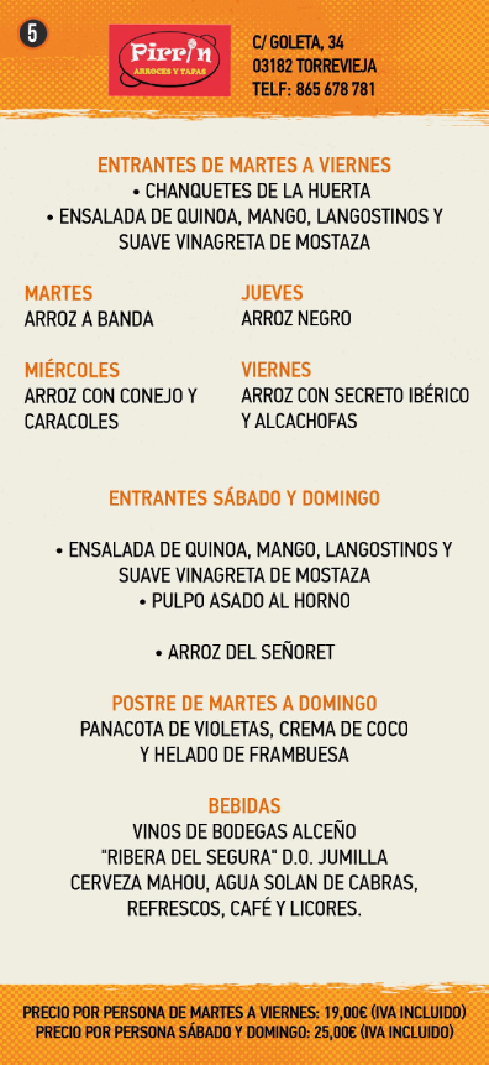 Arroces de Torrevieja 2019