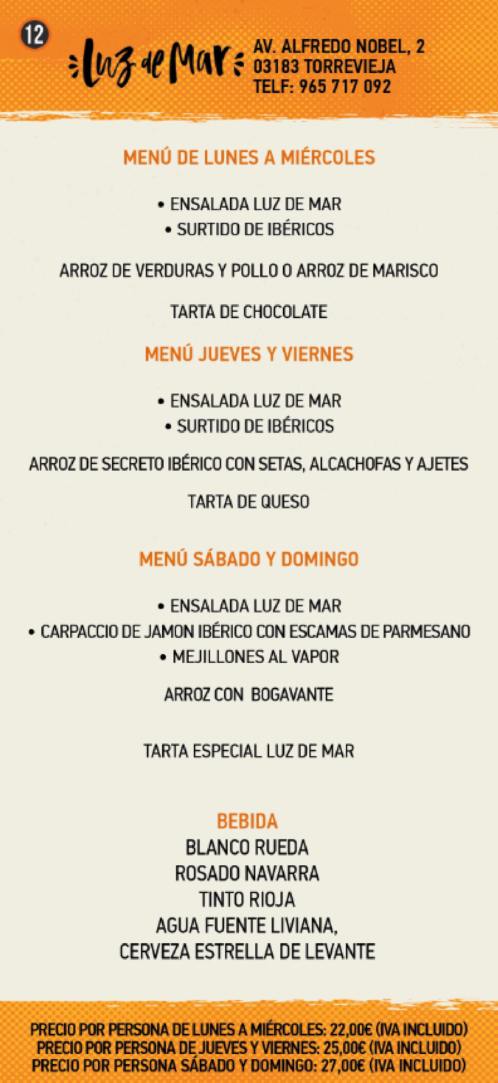 Arroces de Torrevieja 2019